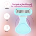 thumbnail image 1 of Maquinillas de afeitar portátiles para mujer, elimina , 6 cuchillas con estuche de viaje para pierna de bikini , VERDE Baoblaze Maquinilla de afeitar para mujer, 1 of 8