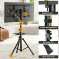 thumbnail image 6 of RTVR TV Tripod Stand with Mount for 23-75" TVs up to 100lbs, Height Adjustable Tilt Rotating Shelf & Non-Slip Base for Home, Max VESA 600x400mm, Black, 6 of 11
