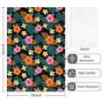 thumbnail image 2 of 2 Pcs Pioneer Flower Floral Print Pattern Kitchen Towels, Funny Microfiber Dish Towel Set, 18" X 26" Tea Towels, 2 of 6