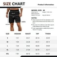 thumbnail image 6 of Iceglad Mens Athletic Shorts Elastic Drawstring 7in Inseam Stretch Waffle Running Gym Black L, 6 of 9