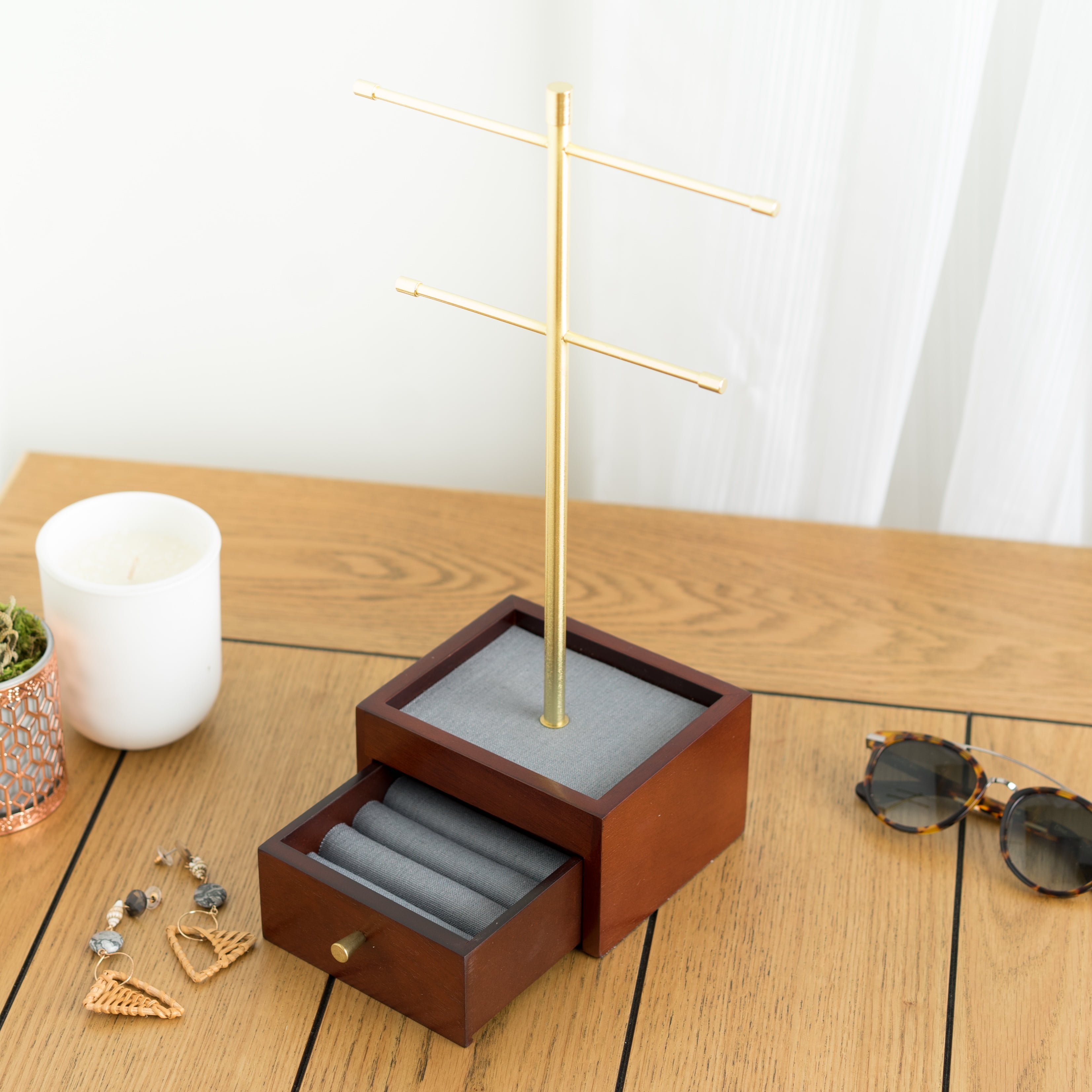 Hives and Honey Katie Female Jewelry Stand, Gold