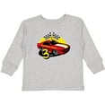 thumbnail image 3 of Inktastic Race Car 3rd Birthday Boys Long Sleeve Toddler T-Shirt, 3 of 5