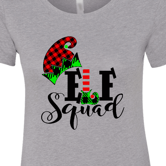 Inktastic Cute Elf Squad Women's T-Shirt