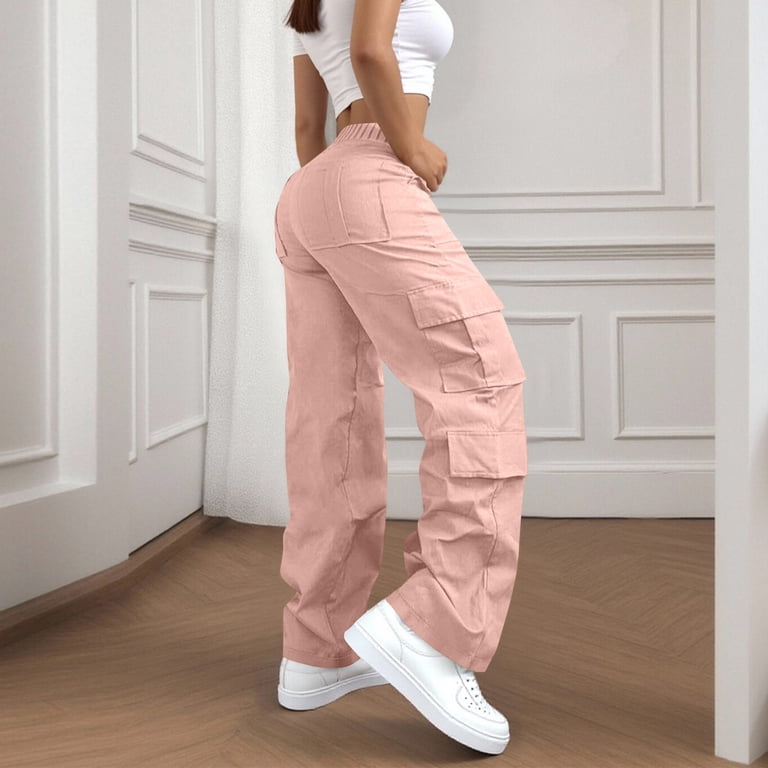 ZHYou Womens Cargo Pants,Utility Multi Pocket Loose Fit Military
