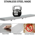 thumbnail image 4 of Huisuilinss Concession Shelf,Stainless Steel Wall Shelf for Food Trailer & Concession Window,Drop Down Folding Serving Food Shelf Stand for Concession Windows, 4 of 8