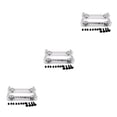 thumbnail image 2 of maskred ECX 1/12 RC RGT 136100 With Aluminium Alloy Rear Bumper Rear Bumper For ECX 1/12 Rc RGT 136100 Made Of Aluminium Alloy silver 3Set, 2 of 6