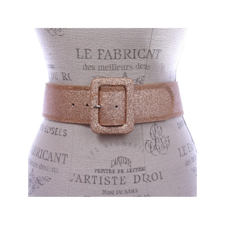 Glitter waist clearance belt