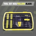 thumbnail image 6 of DNA Motoring TOOLS-00038 51 Pcs Steel Screwdriver Combination Socket Bit Set Hand Tools Kits With Yellow Carry Storage Box, 6 of 7