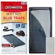 Catchmaster Sticky Mouse & Rat Glue Traps with Hercules Putty, 2 Count