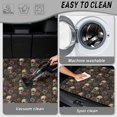 thumbnail image 5 of Xixirimido Universal Car Trunk Mat All Weather Trunk Protection Cargo Liner, Durable Non-slip Cargo Mat Rear Trunk Liner Car Accessories, Vintage Rose Skulls, 5 of 7