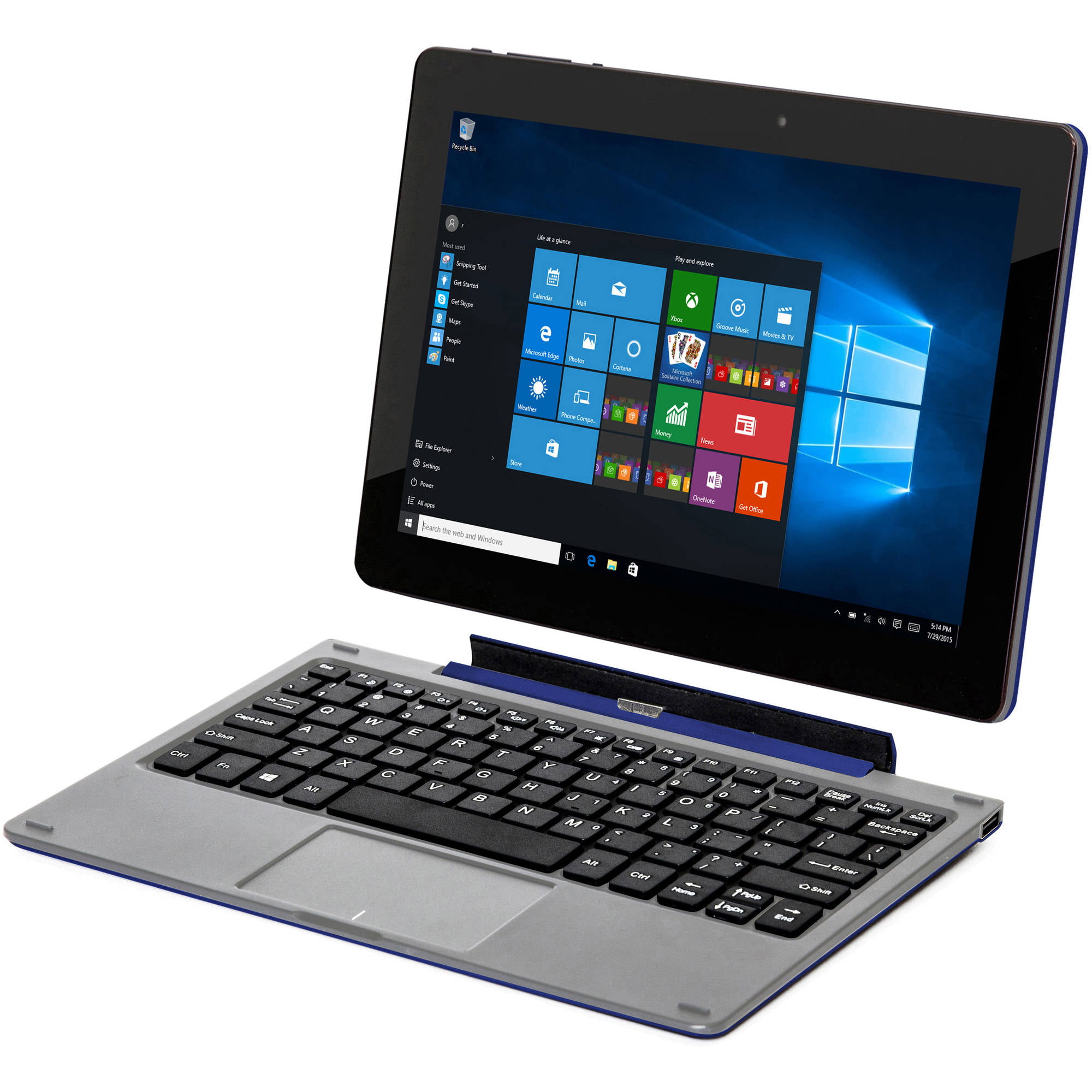 Nextbook Flexx 10 1 2 In 1 Tablet 32gb Intel Atom Z3735f Quad Core Processor Windows 10 Black Walmart Com Walmart Com