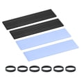 thumbnail image 1 of Disipador Térmico Unique Bargains 2 Paquete M.2 22110 Nvme SSD Aleación Aluminio Negro, 1 of 5