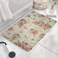 thumbnail image 3 of Pioneer Flower Floral Print Flannel Non Slip Door Rugs,Washable Door Mats Indoor,Decorative Door Mats,Dirt-Resistant and Absorbent Doormat for Entrance,Bedroom,Kitchen,Bathroom,31.5"x17", 3 of 4