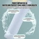 thumbnail image 1 of Bathroom Shower Heads Filter 5-Mode Handheld Bathroom Sprays Gray, 1 of 5