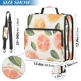 thumbnail image 2 of FORMRS Zipper Binder with Shoulder Strap 2-inch Ring 500 Sheet Capacity File Bag, Watercolor Orange, 2 of 5