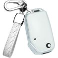 thumbnail image 3 of Key Fob Cover Compatible with Kia Forte Seltos Soul Sportage Sorento Cerato Telluride 2019-2020 3 Button Soft TPU Keychain Case Holder Protector,White-b Keychian, 3 of 7