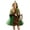 C31 Green, variant on CONZONE Halloween Elfin Outfit For Girls Hallowmas Dress With Robe Dress Up Clothes For Kids Funny Festival Stage Party Outfits Size 6-7 Years Green