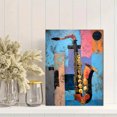 thumbnail image 2 of Abstract Saxophone Canvas Print, Suitable for Living Room, Office, Home, Bar Decor, 2 of 8