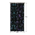 thumbnail image 5 of Black Halloween Ghost Spider Pattern Shower Curtain 36"x72" ,Bathroom Decorative Shower Curtains Set with 12 Hooks,Modern Waterproof Washable Shower Curtain, 5 of 6