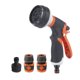 thumbnail image 2 of Rociador de manguera con cabezal de boquilla de agua de 8 patrones, rociador de jardín, lavado automático de coches, hogar Wmkox3334yii  hfskjfh3327, 2 of 8