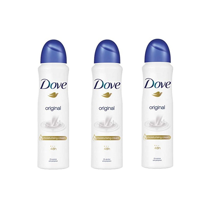 jordnødder abort pædagog 3 Pack Dove Original Antiperspirant Deodorant Dry Spray Moisturizing Cream,  250ml - Walmart.com