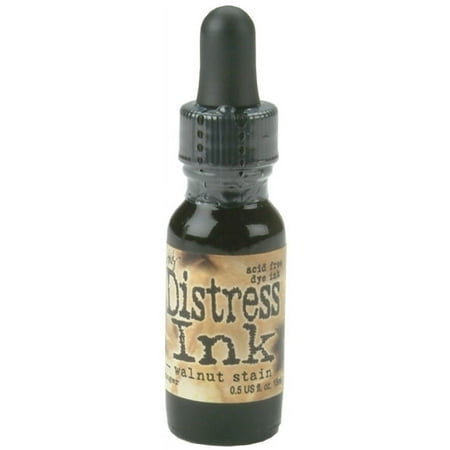 UPC: 0789541019473 | Ranger Distress Ink Pad Re-Inker – Walnut Stain