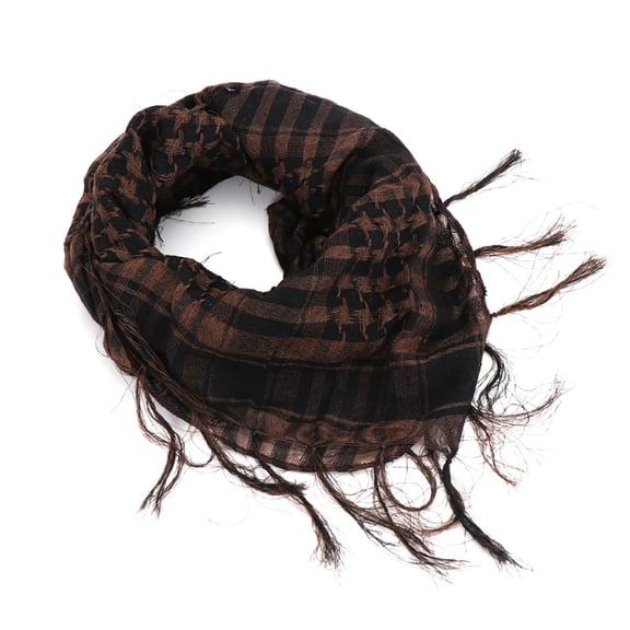 Scarfs for Men Brown Scarf 1PC Unisex Fashion Women Men Arab Shemagh Keffiyeh Palestine Scarf Shawl Wrap CO on Sale Gifts for Man
