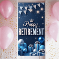 thumbnail image 6 of Decorative Design Retirement Banner Blue Balloon Happy Event Crown for Retirement Party Celebration Indoor Decoration, 6 of 7