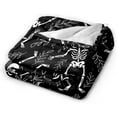 thumbnail image 5 of Halloween Blanket for Boys Girls, Haunted Halloween Themed Design Printed Throw Blankets for Kids Lap, Chair Sofa, Warm Soft Cozy Blanket, 5 of 7
