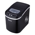 Costway Black Portable Compact Electric Ice Maker Machine Mini Cube