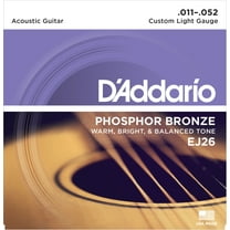 D'Addario EJ26 Phosphor Bronze Acoustic Guitar Strings, Custom Light, 11-52