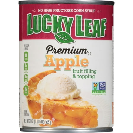 (3 Pack) Lucky Leaf Apple Pie Filling, 21 oz (Best Homemade Apple Pie Filling)
