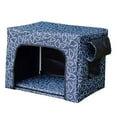 thumbnail image 1 of Refugio para gatos callejeros, cueva impermeable para mascotas, plegable para todas , 55x40x40cm, resistente a los arañazos, caseta para Estilo D Yinane Nido de tienda para gatos, 1 of 8