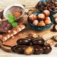 thumbnail image 5 of Chocolate Covered Toffee Coated Almonds by It's Delish, 10 Lbs Bulk Bag  Dark Chocolate Candy Nuts  Chocolates Sweet & Crunchy Almond Nut Snack  Vegan, Kosher, 5 of 7