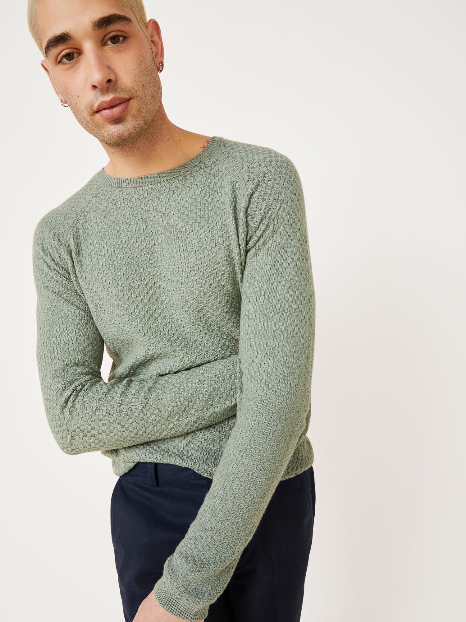 Free Assembly Men's Raglan Sweater