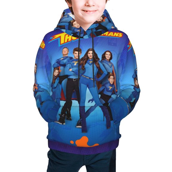 Youth Cartoon Hoodie Fashion Long Sleeve Kids Pullover Coat Casual Hoody Hooded Sweatshirts for Boys Girls