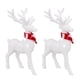 thumbnail image 1 of 2 figuras acrílicas de renos de Navidad, de pie, para interiores, colgantes, adornos decorativos para Navidad, invierno, chimenea, escritorio, fiesta, decoración del país de las maravillas, 1 of 7