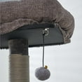 thumbnail image 5 of Catry Contemporary Cat Tree 67" Large Activity Cat Tower with Scratching Posts, 2 Condos, Removeable Top Beds, Grey, 5 of 8