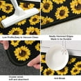 thumbnail image 5 of 2 Pieces Sunflower Kitchen Decoration Rug Set, Washable Waterproof Kitchen Mats and Kitchen Sink Runner Rug, Farmhouse Style Decor Indoor 17" x 47" + 17" x 30", 5 of 6