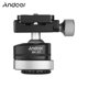 thumbnail image 5 of BK-25 Adaptador de montaje de rótula de trípode panorámico Sistema de bloqueo rápido, 5 of 7
