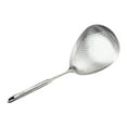 thumbnail image 1 of Cooking Skimmer Slotted Spoon Stainless Steel Food Strainer Ladle with Ergonomic 38cm Handle, 1 of 8