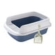 thumbnail image 1 of Caja de arena para gatos, orinal, inodoro, portátil, extraíble, a prueba de salpicaduras, grande, semicerrado, fácil de limpiar, para gatos de Sunnimix Bandeja de arena para gatos, 1 of 8
