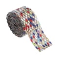 thumbnail image 1 of 1 Rulo Rhinestone Şerit Kristal Dikiş Trim Elbise Çantası Kemer için Renkli Colorido 3cm, 1 of 7