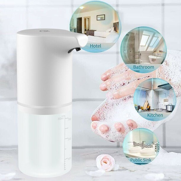 Automatic Soap Dispenser Sanitizer Hands Free Ir Sensor Touchless Foaming Liquid Walmart Com Walmart Com