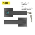 thumbnail image 2 of Finrprint Password Door Lock With Tuya Electronic Smart Lock Digital Door Security Biometric Handle Lock For Bedroom Apartment ,Smart and Convenient, 2 of 7