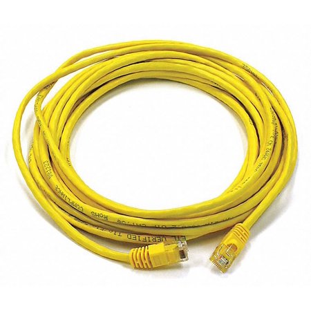 UPC: 0844660050162 | Monoprice Patch Cord Cat 6 Booted Yellow 20 ft. 5016