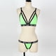 thumbnail image 4 of Gibobby Conjunto de dos piezas de lencería de encaje Lencería sexy para mujer Conjunto de lencería de encaje floral Conjunto de sujetador y panty(Verde, G), 4 of 5