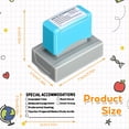 thumbnail image 3 of Rubber Stamp Sayglossy Special Accommodations Teacher x3 Blue, 3 of 7