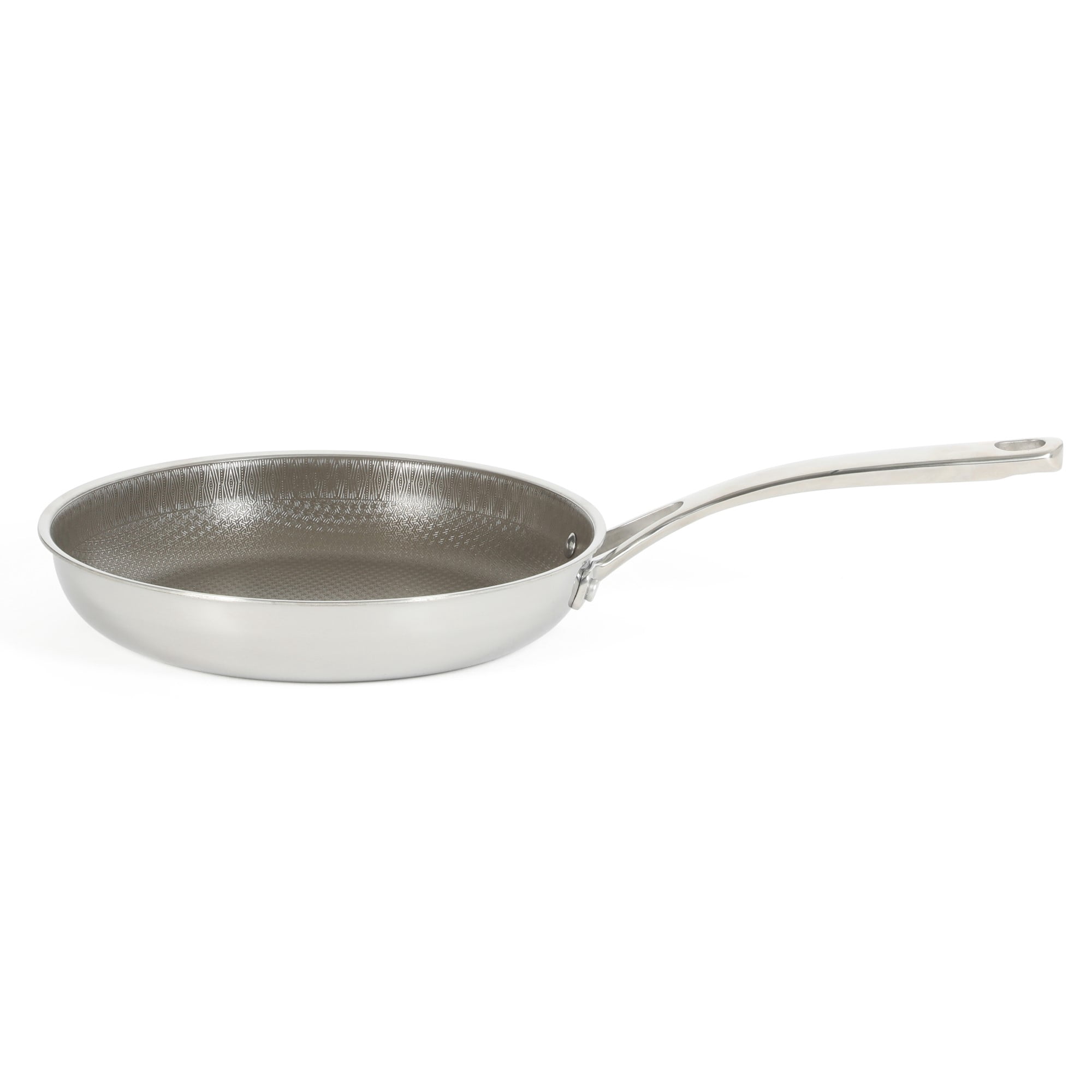 Martha Stewart Badgley Hybrid Nonstick 10 Piece TriPly Stainless Steel Pots and Pans Non-Toxic Cookware Set