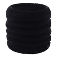 thumbnail image 2 of LEKODE Fleece Neck Gaiter Thick Scarf Winter Scarves Scarfs for Women Winter Scarves for Women Womens Scarfs Bufandas Para Mujer Black One Size, 2 of 3